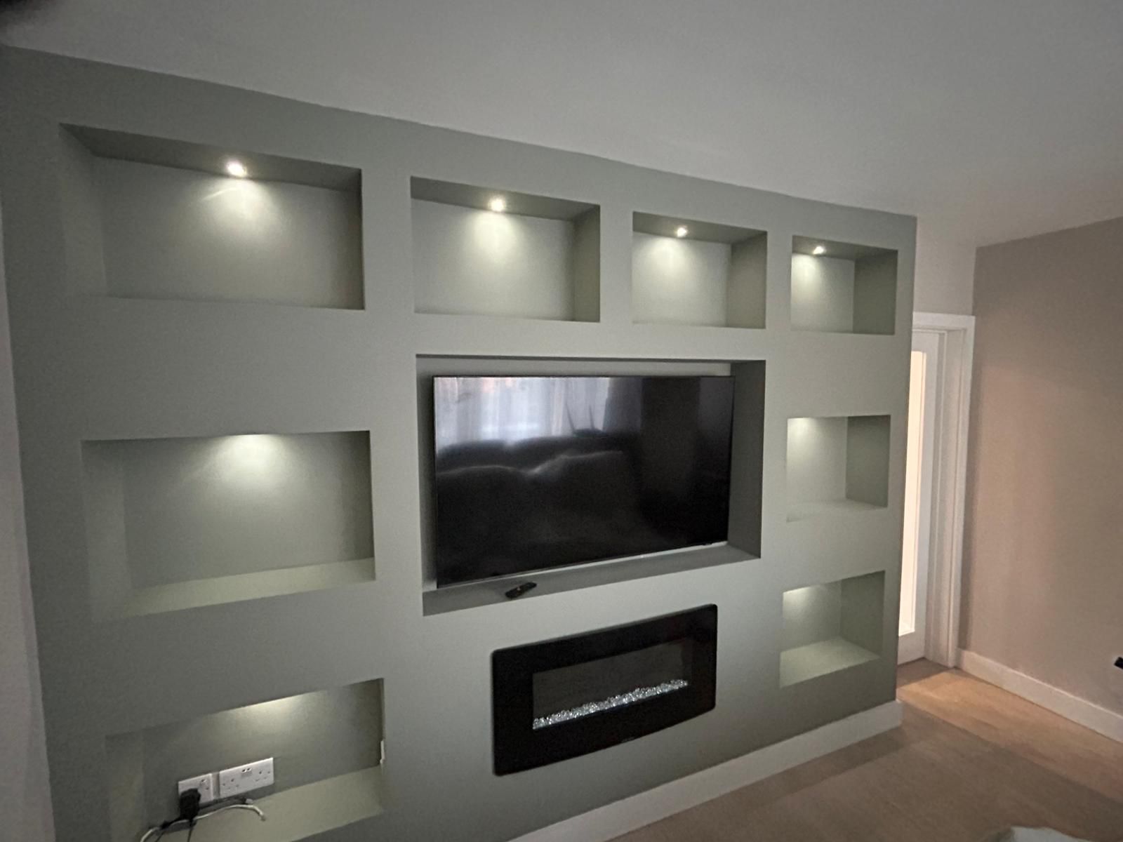 Media wall installation
